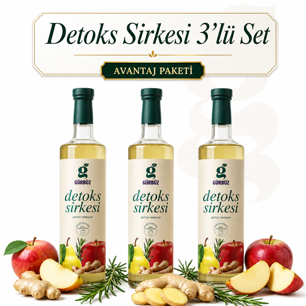 Detoks Sirkesi 3’lü Avantaj Paketi Detoks Sirkesi 3’lü Avantaj Paketi